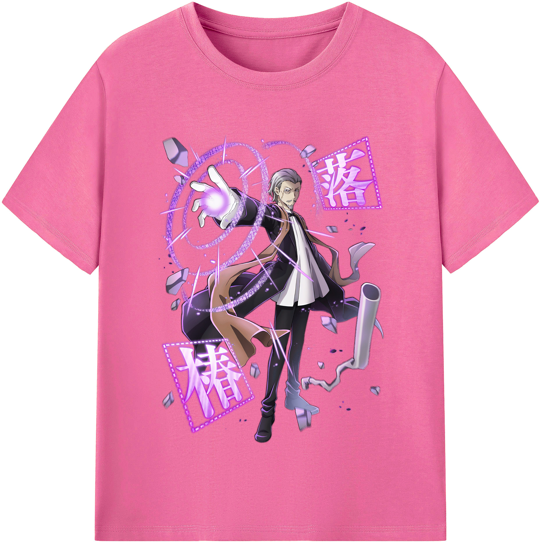 （画像用） 文豪ストレイドッグス Bungo Stray Dogs レディースカジュアルプリントTシャツ（綿100％）